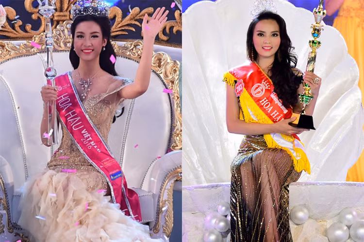 Không chỉ bằng tuổi, Hoa hậu Việt Nam 2016 và Hoa hậu Việt Nam 2014 còn cùng là sinh viên trường Đại học Ngoại thương Hà Nội. 