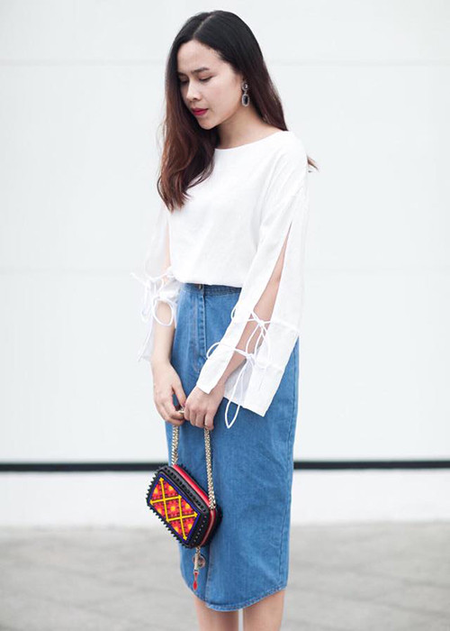 Cô viết: “Mình tự hỏi đến bao giờ quan niệm người phụ nữ đã làm mẹ là phải giản dị, phải nheo nhóc đầu tắt mặt tối mới được lòng số đông, mới được thương nhiều hơn mới chấm dứt”.