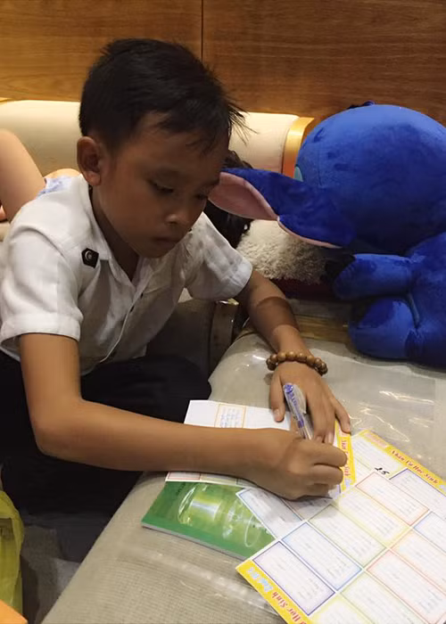 Vừa qua, quán quân Vietnam Idol Kids mùa đầu tiên được ca sĩ Phi Nhung đứng tên nộp đơn xin nhập học ở trường THCS Lê Văn Tám, quận Bình Thạnh, TP HCM.