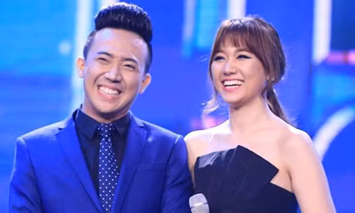 Xon xao anh Tran Thanh om Hari Won ngu trong rap phim