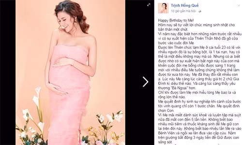 Hong Que suyt say thai nhieu lan vi mai me cong viec