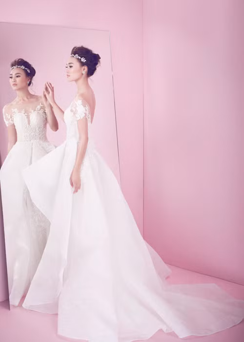 Ninh Duong Lan Ngoc dep mong manh trong trang phuc co dau-Hinh-3