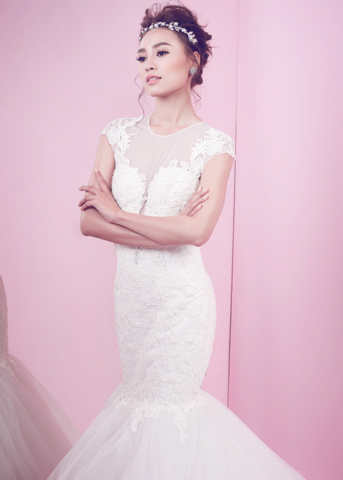 Ninh Duong Lan Ngoc dep mong manh trong trang phuc co dau-Hinh-13