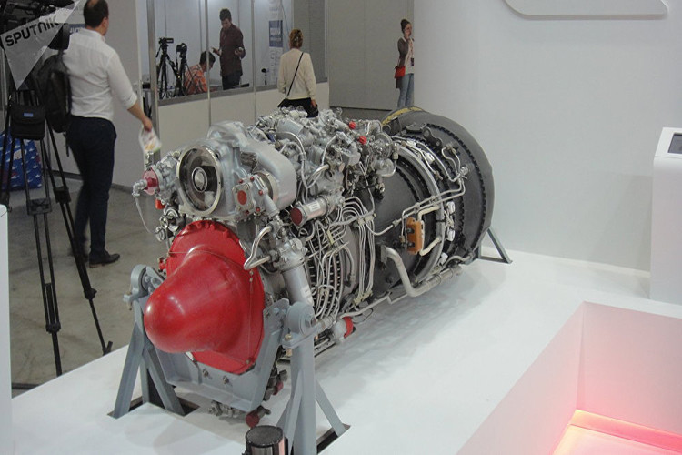 Động cơ máy bay trực thăng VK-2500PS-03. Công suất - 2000 mã lực được thiết kế cho các mẫu trực thăng Nga. Nguồn ảnh: Sputnik.