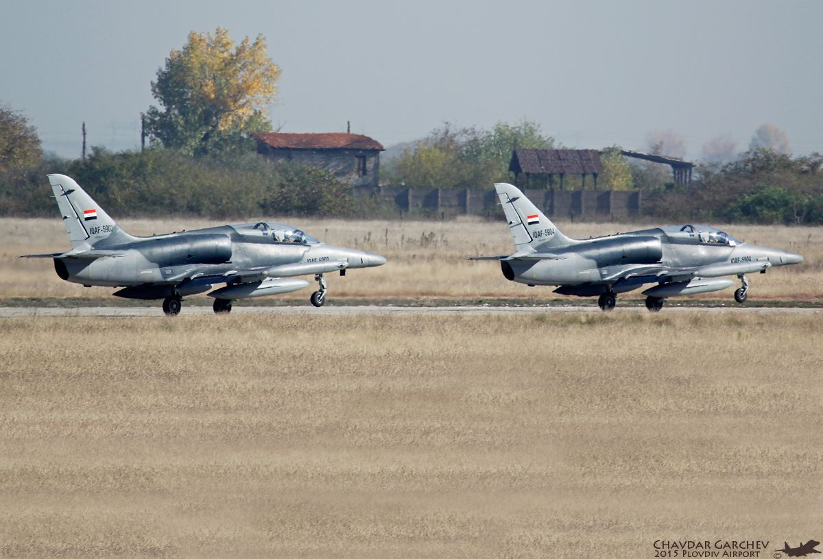 Tính tới thời điểm hiện tại Không quân Iraq đã có trong biên chế ít nhất 10 chiếc L-159T1 và số máy bay còn lại sẽ được Aero Vodochody bàn giao trong thời gian sắp tới. Nguồn ảnh: balakchiev.com.