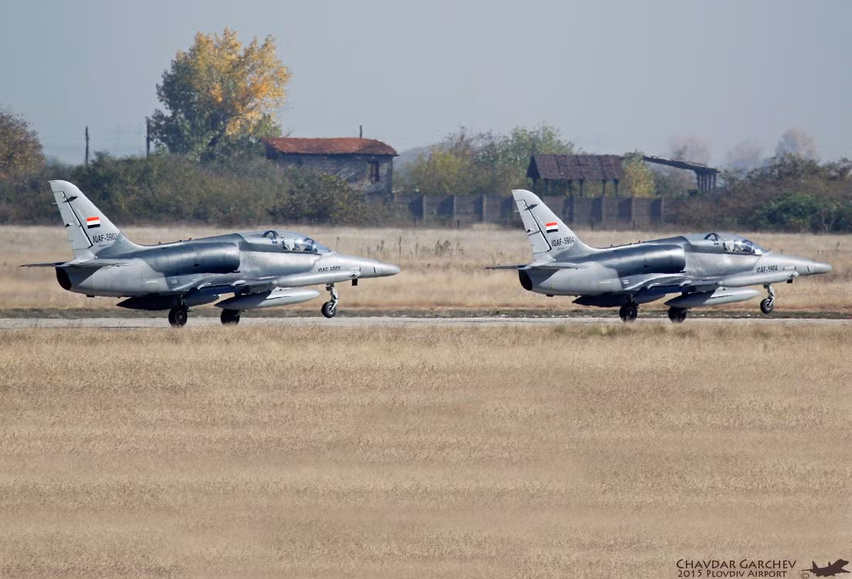 Tính tới thời điểm hiện tại Không quân Iraq đã có trong biên chế ít nhất 10 chiếc L-159T1 và số máy bay còn lại sẽ được Aero Vodochody bàn giao trong thời gian sắp tới. Nguồn ảnh: balakchiev.com.