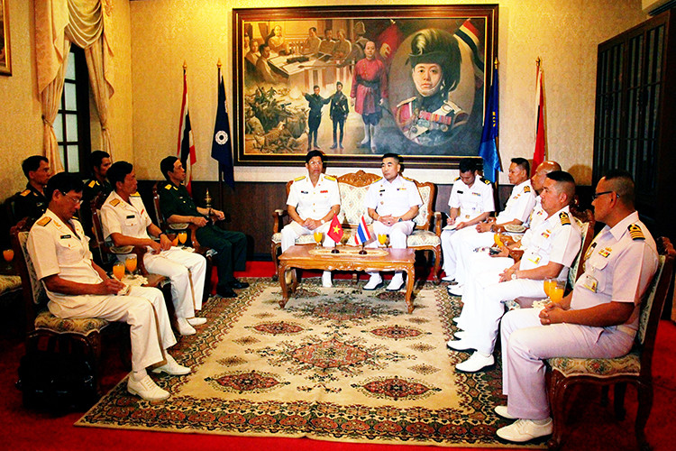 Quang cảnh buổi tiếp tại Căn cứ Sattahip