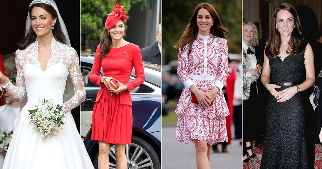 Alexander McQueen là một trong những thương hiệu thời trang cao cấp được công nương ưa chuộng. Ngoài bộ đầm cưới ren "gây sốt" năm 2011, cô nhiều lần ghi dấu ấn với những thiết kế quyến rũ, pha trộn giữa cổ điển và hiện đại của nhà mốt này.