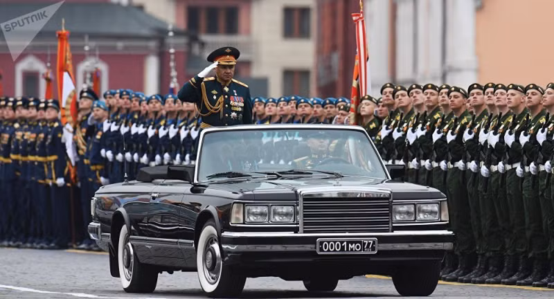 Nga diễn tập để chuẩn bị cho lễ duyệt binh Ngày Chiến thắng.: Ảnh: Sputnik