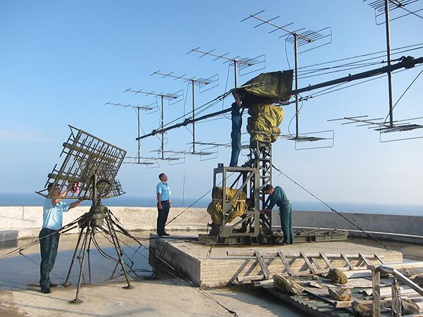 Bảo quản khí tài sau huấn luyện.