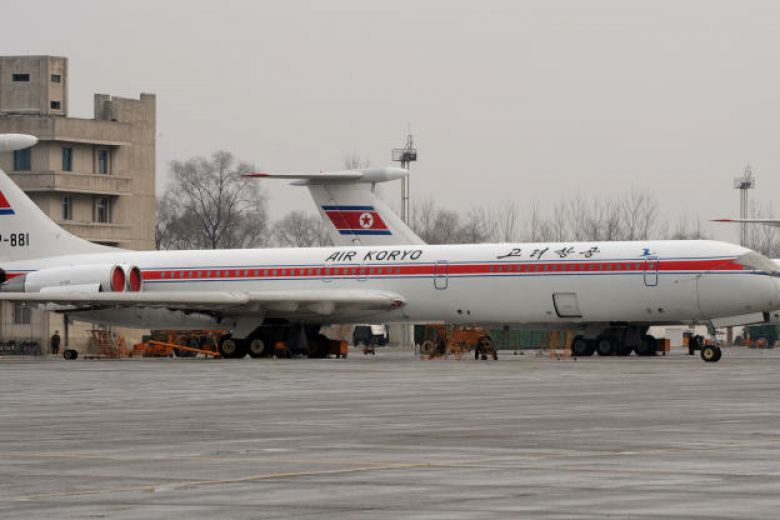 Chuyên cơ Ilyushin-62M của ông Kim Jong-un. Ảnh: AFP