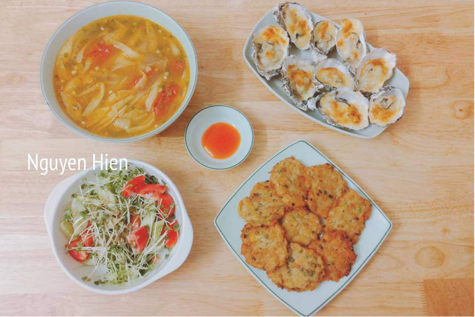 Mam com 3 bua sang chanh chi 100k cua vo dam-Hinh-2