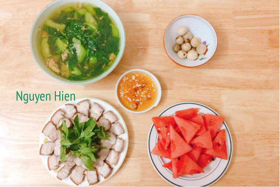 Mam com 3 bua sang chanh chi 100k cua vo dam-Hinh-3