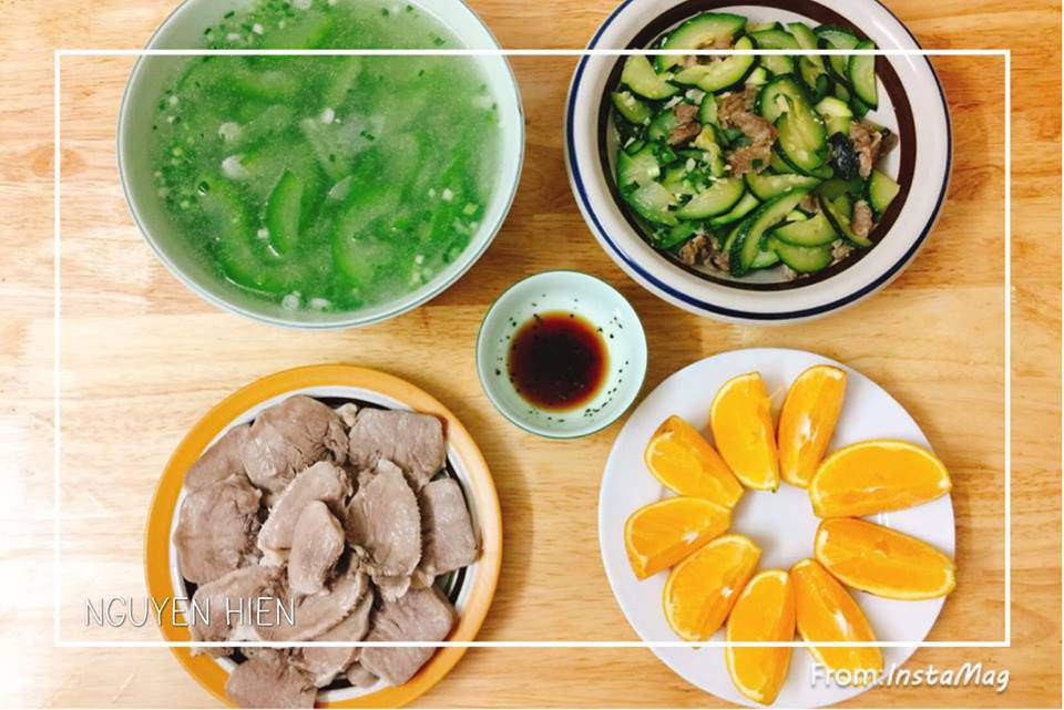 Mam com 3 bua sang chanh chi 100k cua vo dam-Hinh-17