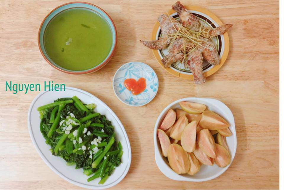 Mam com 3 bua sang chanh chi 100k cua vo dam-Hinh-9