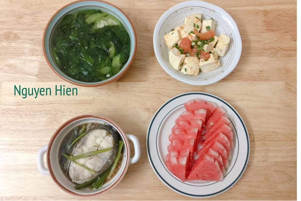 Mam com 3 bua sang chanh chi 100k cua vo dam