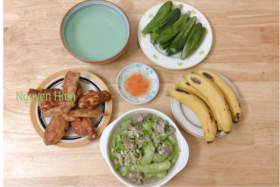 Mam com 3 bua sang chanh chi 100k cua vo dam-Hinh-19