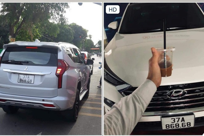  Hai ô tô mang biển số siêu đẹp giống nhau cùng xuất hiện ở Nghệ An: Ngày 11/6/2021, trên mạng xã hội xuất hiện hình ảnh 2 chiếc xe ô tô cùng mang một biển kiểm soát 37A-868.68. Công an tỉnh Nghệ An cho biết, sau khi xem hình ảnh, lực lượng chức năng xác định cả 2 xe đều... mang biển số giả. Cụ thể, biển số của chiếc xe hãng Mitsubishi đã được dán thêm băng dính đen ở một vài con số để tạo nét thành 868.68; Còn biển số trên chiếc xe Hyundai là biển giả. Với hành vi mang biển số giả, chủ xe sẽ bị xử phạt hành chính với mức phạt từ 4-6 triệu đồng.