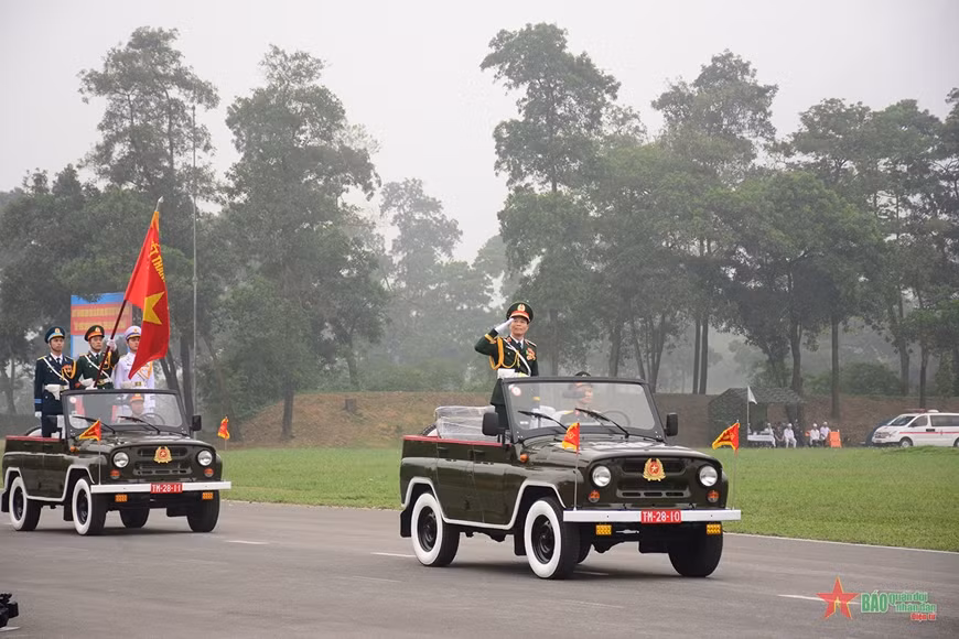 Nội dung kiểm tra gồm: Kiểm tra hợp luyện thực hiện những nội dung thuộc nghi lễ, nghi thức và trao thưởng của Đảng, Nhà nước; diễu binh, diễu hành do Bộ Quốc phòng, Bộ Công an đảm nhiệm; kiểm tra công tác bảo đảm ăn, ở cho các lực lượng.