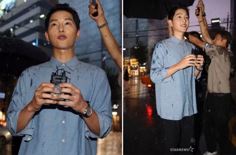 Khoanh khac giong het con gai cua Song Joong Ki