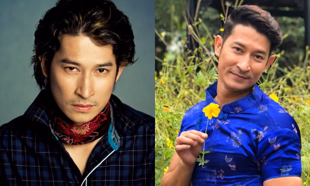 Huy Khánh thời Dốc tình sở hữu vẻ đẹp có chút lãng tử, phong trần với mái tóc bồng bềnh sóng xoăn. Anh thường được "đo ni đóng giày" những nam chính. Huy Khánh của hôm nay đã là người đàn ông của gia đình. Anh tăng cân hơn và mang tới hình ảnh thân thiện hơn.