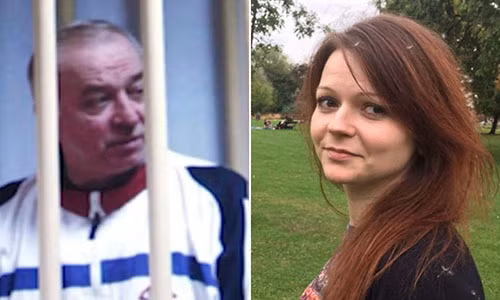 Cựu điệp viên Nga Skripal và con gái Yulia. Ảnh: AP.