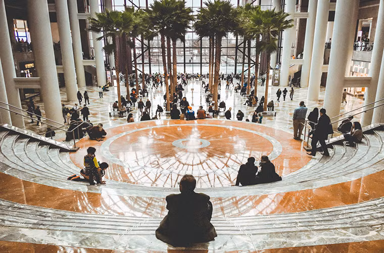 Winter Garden có lẽ là khu vực ấn tượng nhất của Brookfield Place.