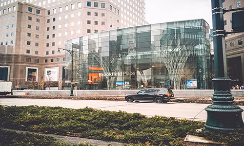 Khu mua sắm sang trọng nhất New York, Brookfield Place, tọa lạc ở Manhattan, đối diện với Trung tâm Thương mại Thế giới. (Nguồn ảnh: Business Insider)