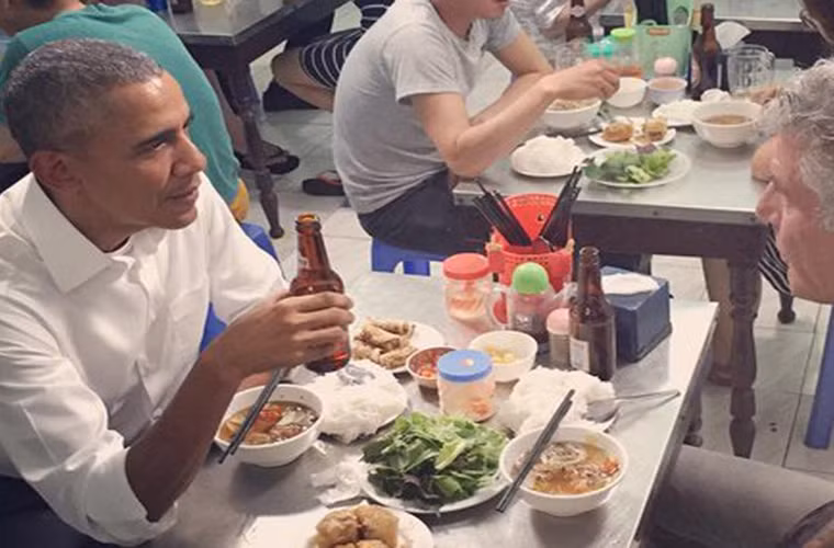 Bữa ăn của vị tổng thống thứ 44 của nước nước Mỹ thường xuyên có rau xanh.