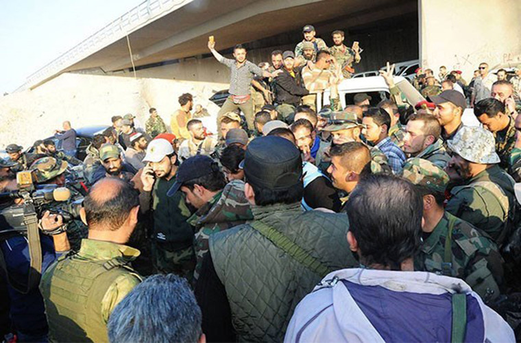 Theo một nguồn tin quân sự ở Damascus, mục tiêu đầu tiên của Quân đội Syria ở miền nam nước này sẽ là tỉnh Quneitra. Ảnh: FNA.