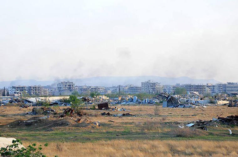 Hồi tuần trước, Quân chính phủ Syria thông báo đã giải phóng toàn bộ những khu vực từng nằm dưới sự kiểm soát của lực lượng phiến quân ở Đông Ghouta. Ảnh: FNA.