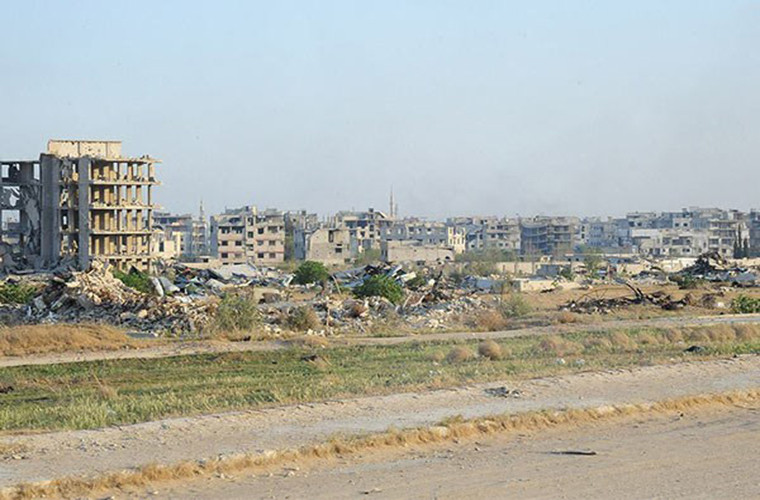 Từ tháng 2/2018, Quân đội Syria đã phát động chiến dịch quân sự nhằm giải phóng Đông Ghouta. Ảnh: FNA.