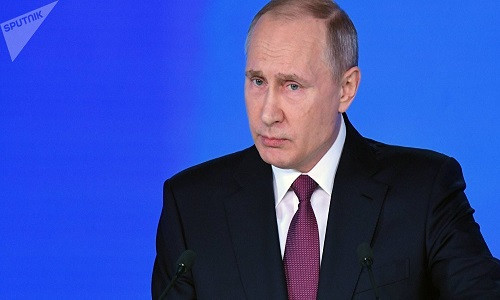 Tổng thống Nga Vladimir Putin. Ảnh: Sputnik.