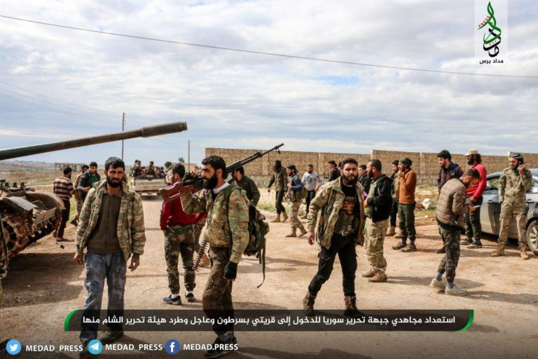 “Lực lượng SLF đã giành quyền kiểm soát các thị trấn Bsartun, Aajil, đồi al-Numan và al-Dabaah”, trang Midad Press đưa tin. Ảnh: SF.