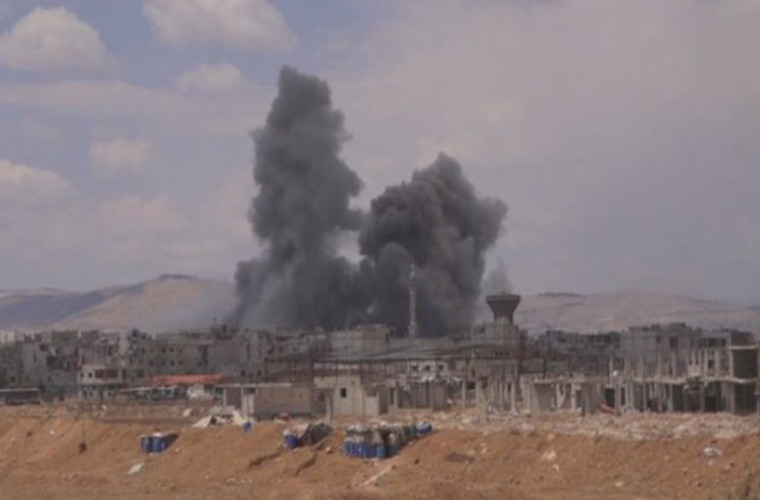 Lực lượng chính phủ Damascus được cho là đã giành được quyền kiểm soát một số khu vực ở Hajar Al-Aswad sau cuộc giao tranh ác liệt với các phần tử khủng bố. Ảnh: AMN.