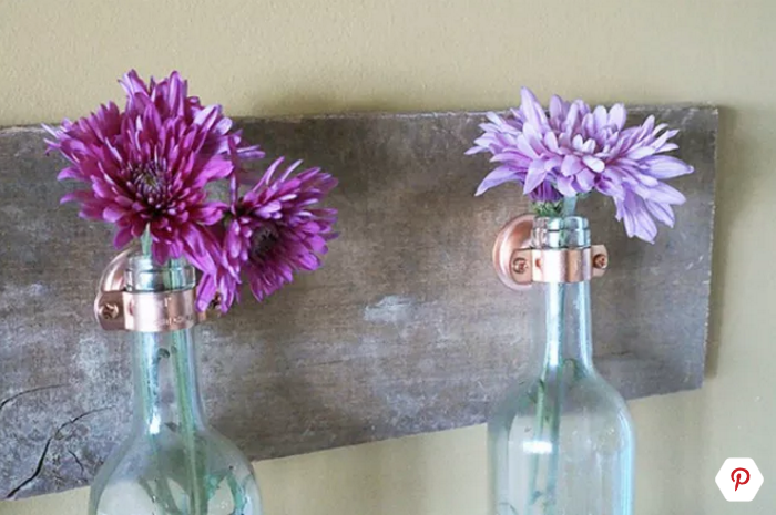 Tự chế ngay bình hoa xinh để trong nhà theo cách của riêng bạn.