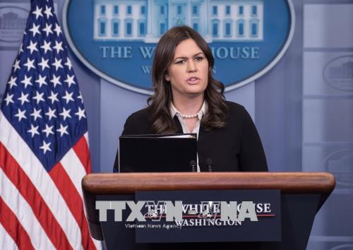 Người phát ngôn Nhà Trắng Sarah Sanders.