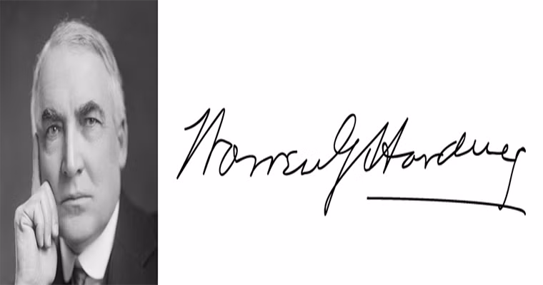 Tổng thống thứ 29 của nước Mỹ Warren G. Harding nắm quyền trong khoảng thời gian từ ngày 4/3/1921 đến ngày 2/8/1923.