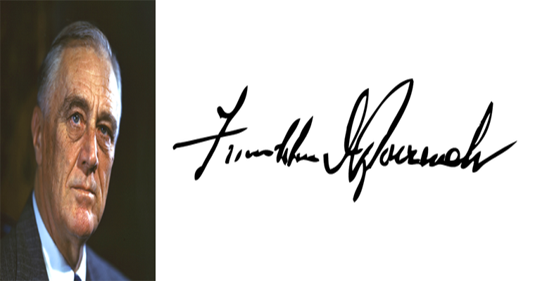 Franklin Roosevelt là Tổng thống thứ 32 của nước Mỹ và là một nhân vật trung tâm của các sự kiện thế giới trong giữa thế kỷ XX. Ông giữ cương vị người đứng đầu nước Mỹ trong khoảng thời gian từ 4/3/1933 đến 12/4/1945.