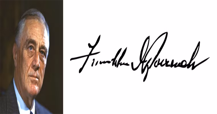 Franklin Roosevelt là Tổng thống thứ 32 của nước Mỹ và là một nhân vật trung tâm của các sự kiện thế giới trong giữa thế kỷ XX. Ông giữ cương vị người đứng đầu nước Mỹ trong khoảng thời gian từ 4/3/1933 đến 12/4/1945.