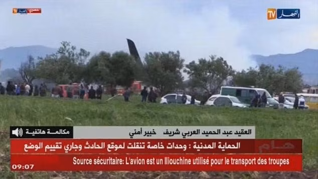 Được biết, chiếc máy bay gặp nạn khi đang trong hành trình bay tới một căn cứ quân sự ở Bechar, Tây Nam Algeria. Ảnh: DM.