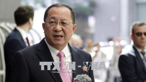 Ngoại trưởng Ri Yong-ho sẽ tới Moskva vào tuần tới để gặp người đồng cấp Nga Sergey Lavrov. Ảnh: Kyodo/TTXVN.