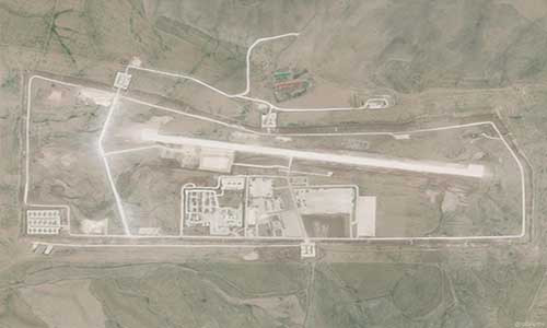 Mỹ được cho là đang xây một căn cứ quân sự mới nằm giữa thị trấn Tal Tamer và Tal Baydar ở tỉnh Hasakah. Ảnh: Twitter.