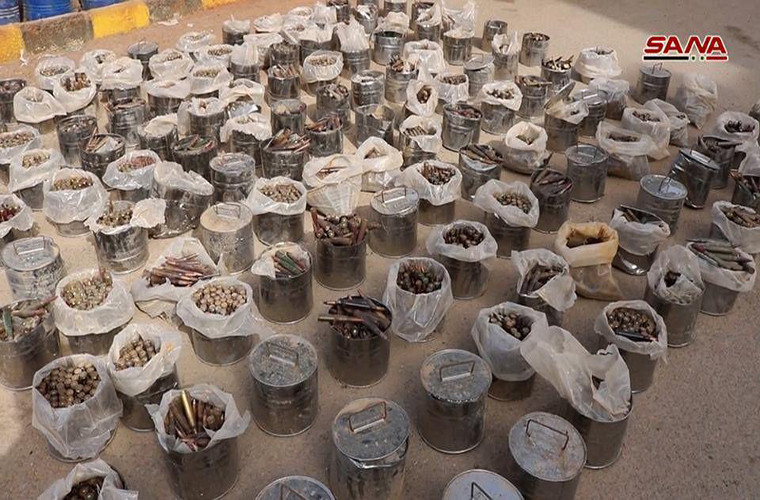 Số vũ khí này được tập kết tại một địa điểm ở Deir Ezzor.