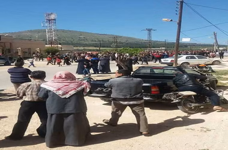 Còn tại Hama, các đơn vị Quân đội Syria đã tiến vào và giành quyền kiểm soát ba ngôi làng Jamaqiliya, Taqsis và Imarah ở phía bắc tỉnh. Ảnh: SF.