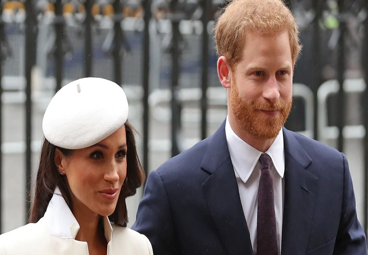 Hoàng tử Harry và hôn thê Meghan Markle tới dự một sự kiện tại Tu viện Westminster ở London ngày 12/3/2018.