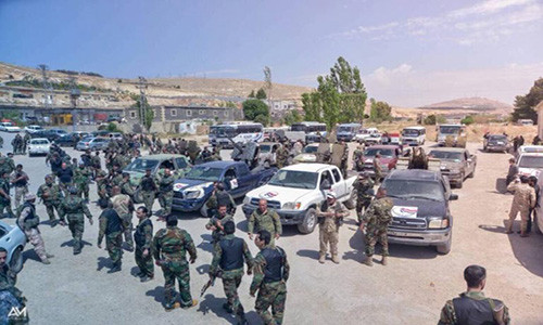 Theo South Front ngày 12/4, Quân đội Syria và lực lượng đồng minh chuẩn bị mở chiến dịch quân sự quy mô lớn nhằm quét sạch phiến quân IS ở Trại Yarmouk, Nam Damascus. Ảnh: SF.