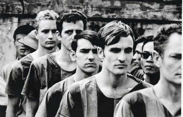 Các tù binh Mỹ. Ảnh tác giả cung cấp