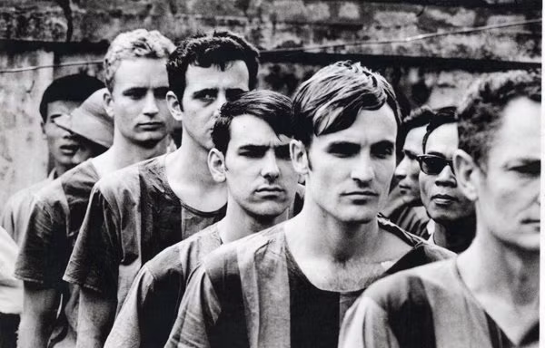 Các tù binh Mỹ. Ảnh tác giả cung cấp