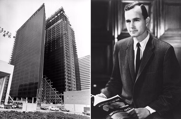 Sau khi chiến tranh kết thúc, vợ chồng ông George chuyển tới Texas sinh sống. Tại đây, ông làm việc cho một công ty dầu khí.